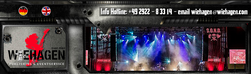 Wiehagen Publishing & Eventservice - Festivals - Non Food Traders - Merchandise - Metal Markt